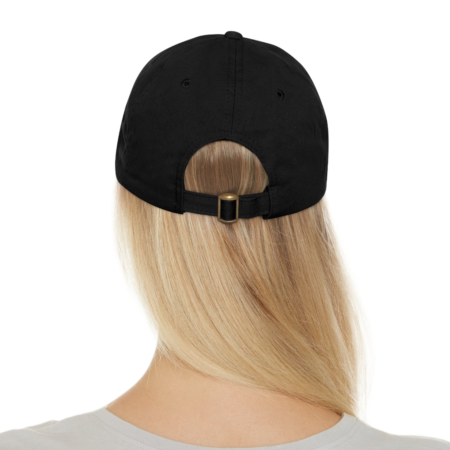 Self Care Dad Hat with Leather patch